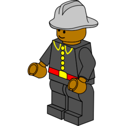 Download free human lego firemen icon